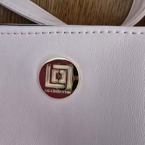 Liz Claiborne Pink Ruffled Shoulder Bag - Picture 3 of 6